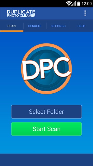 DPC Home screen